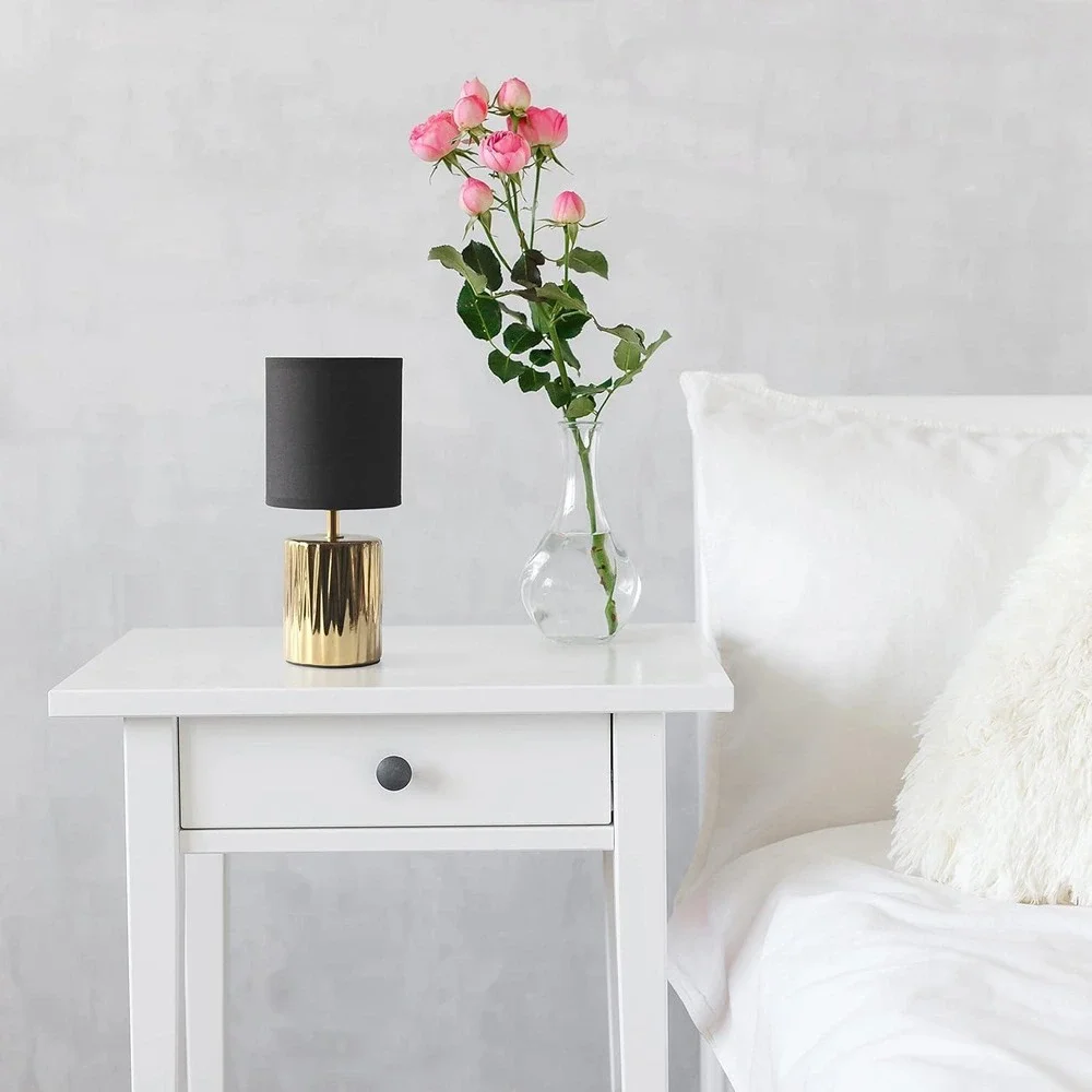 Simple Designs LT1132-GLD Table Lamp 11.6